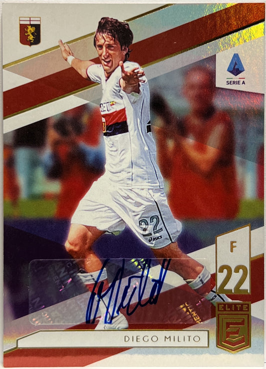 Diego Milito Autograph Donruss Elite Chronicles Serie A 2019/20