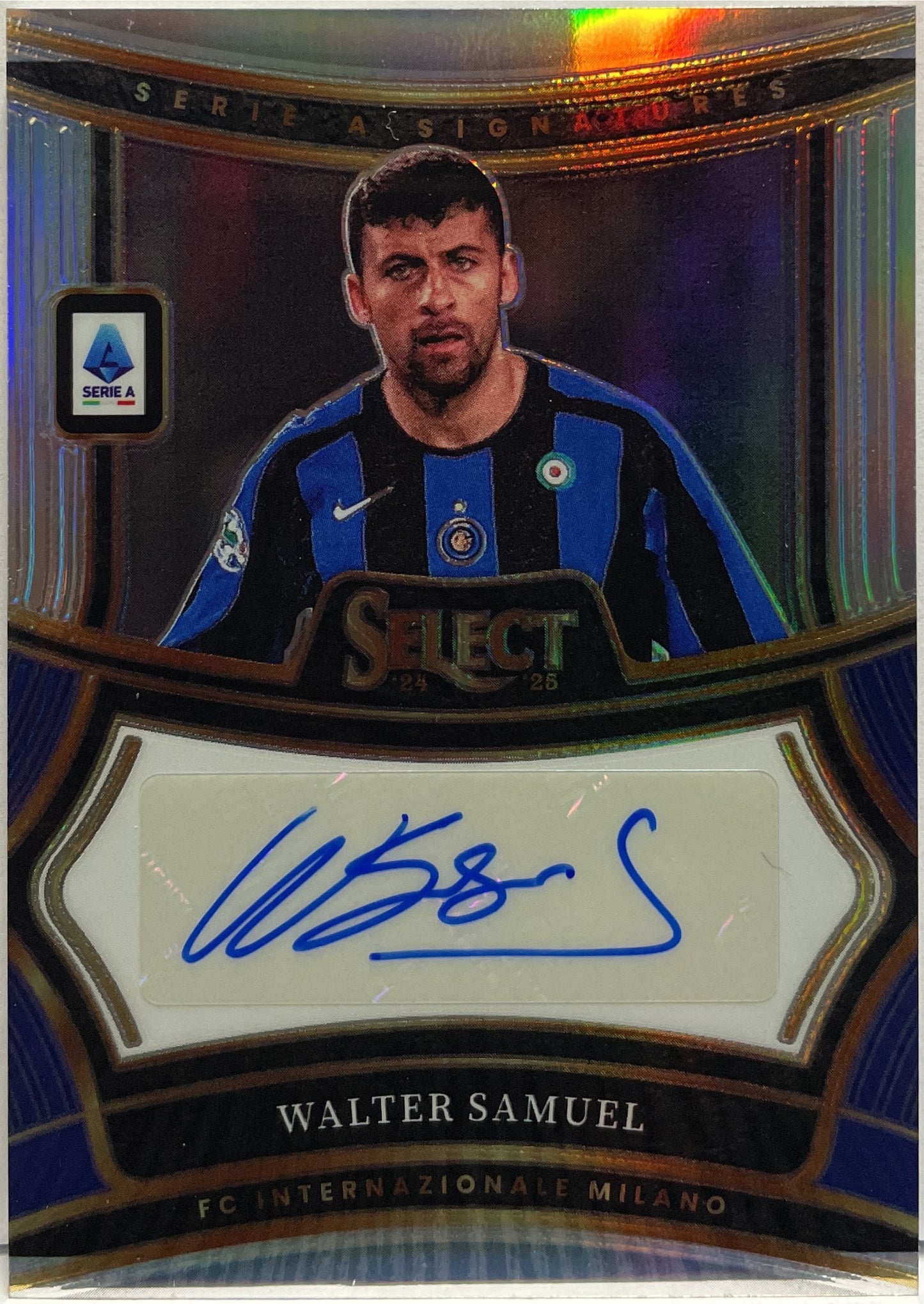 Walter Samuel Autograph Signature Select Serie A 2024/25