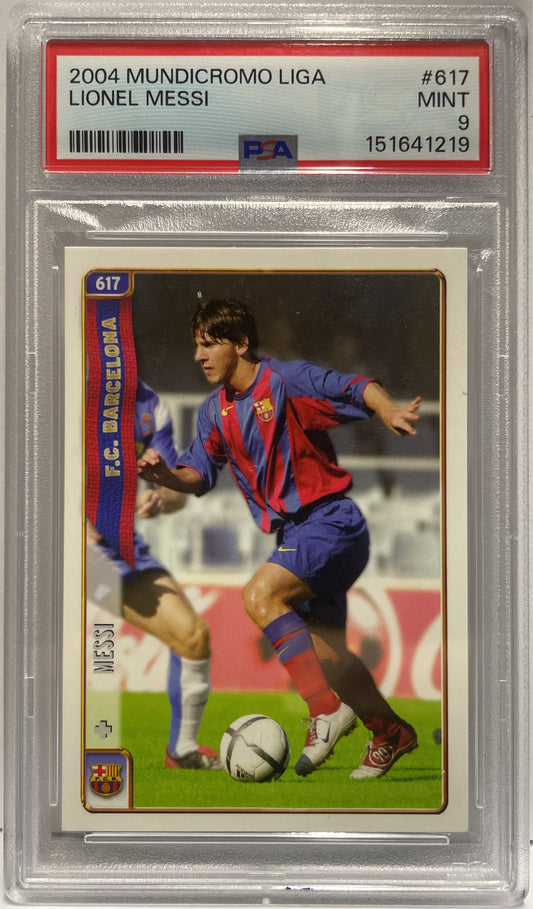 Lionel Messi Mundicromo La Liga 2004 PSA 9