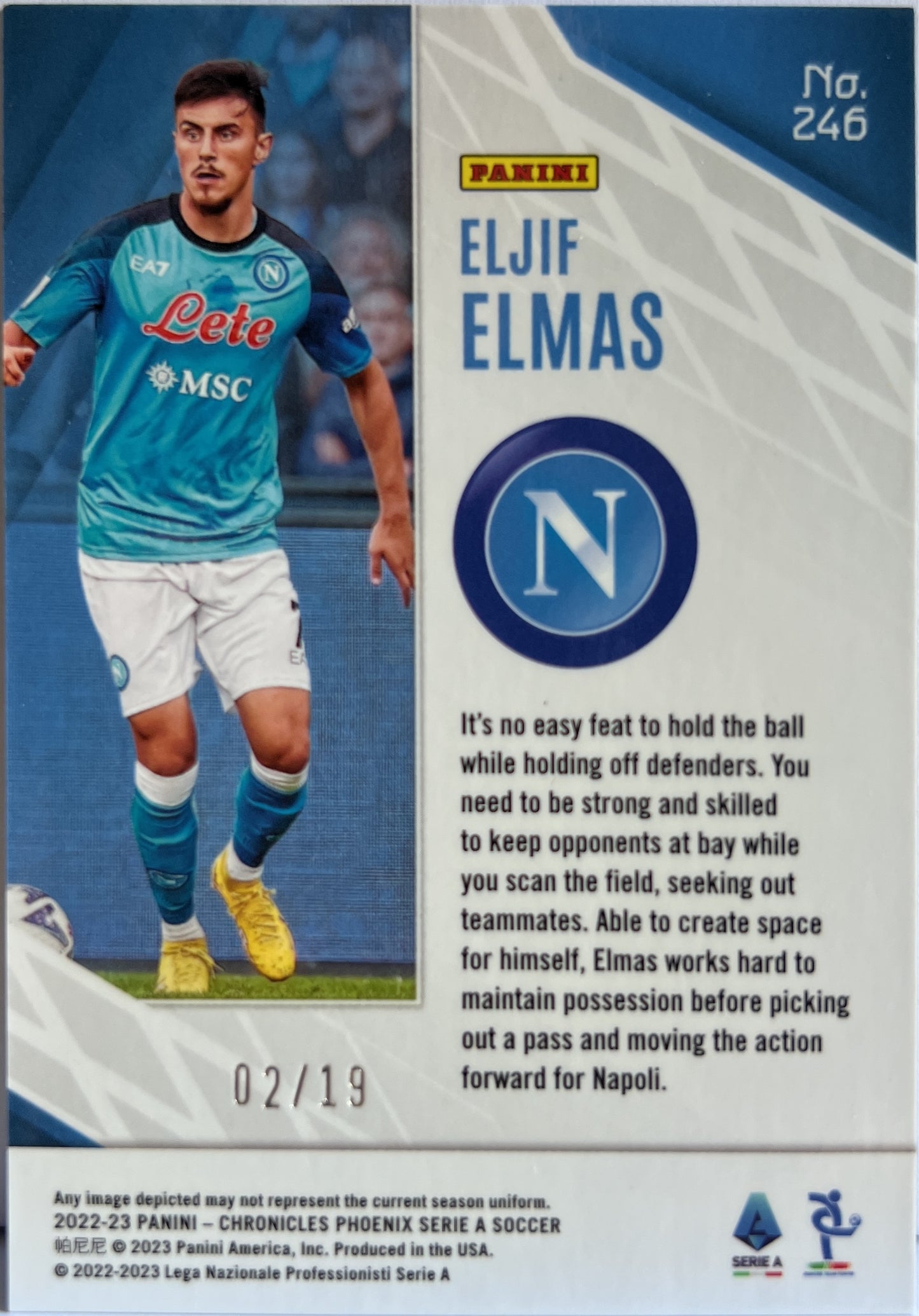 Eljif Elmas 2/19 Phoenix Panini Chronicles 2022/23