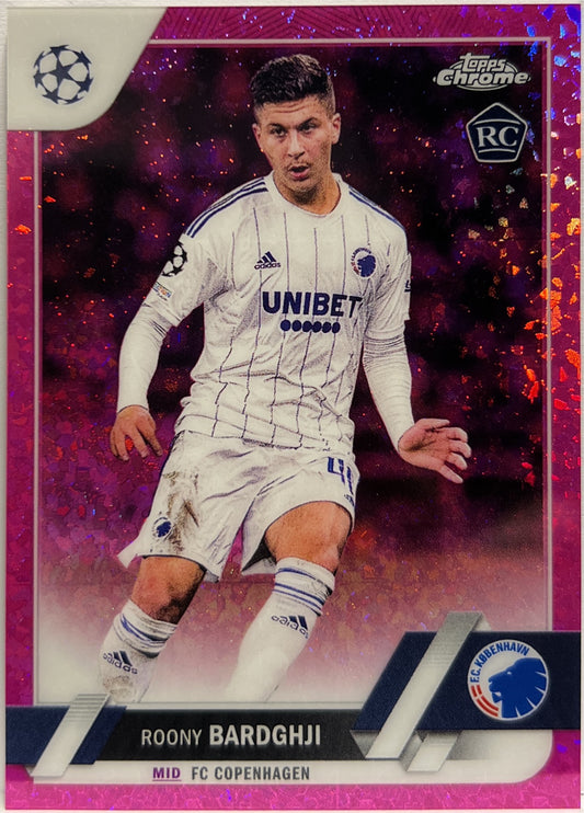 Roony Bardghji 130/175 Rookie Pink Mini Diamond Topps Chrome UCC 2022/23