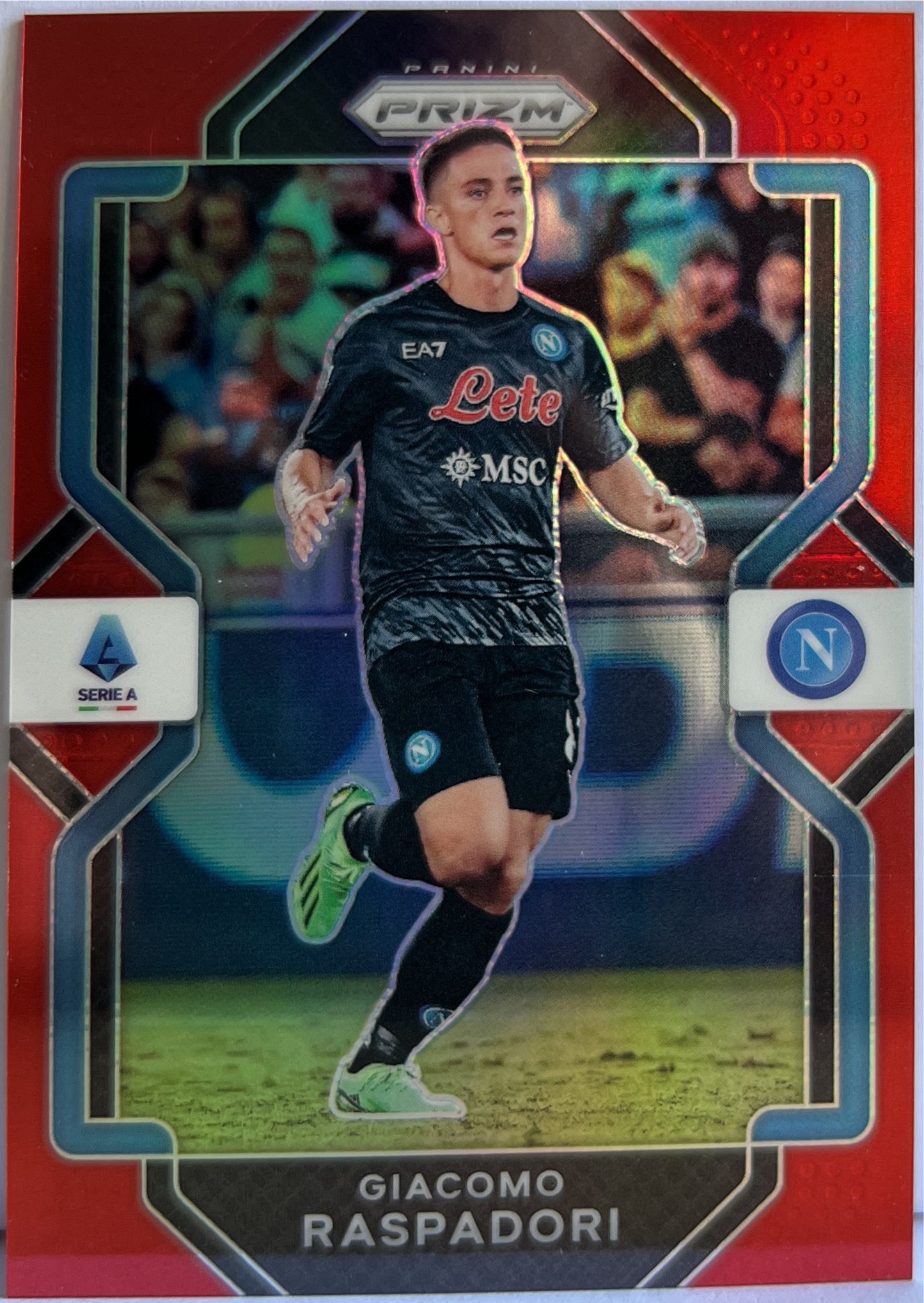 Giacomo Raspadori 60/99 Prizm Red Panini Chronicles 2022/23
