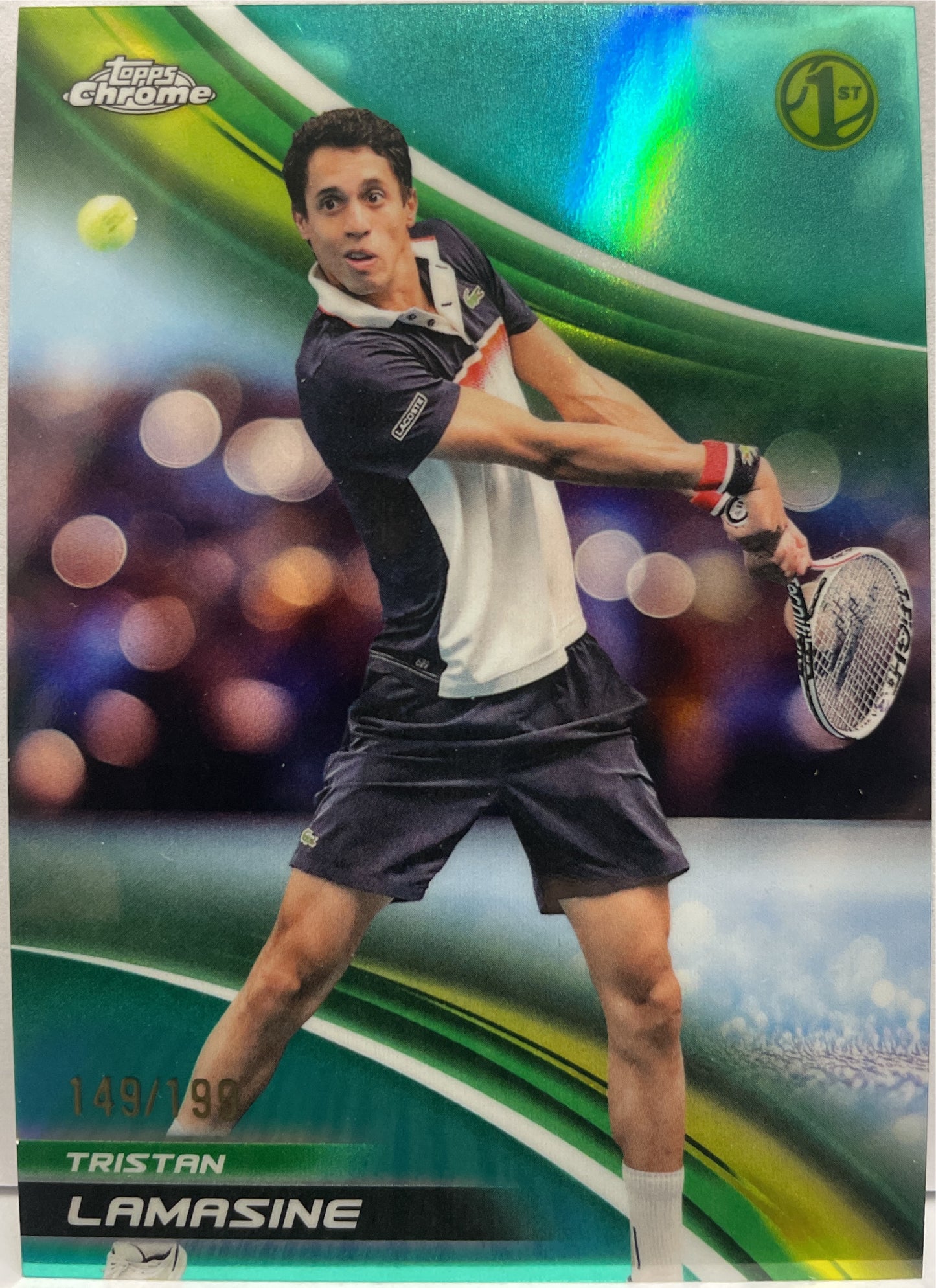 Tristan Lamasine 149/199 1ST Aqua Topps Chrome Tennis 2025