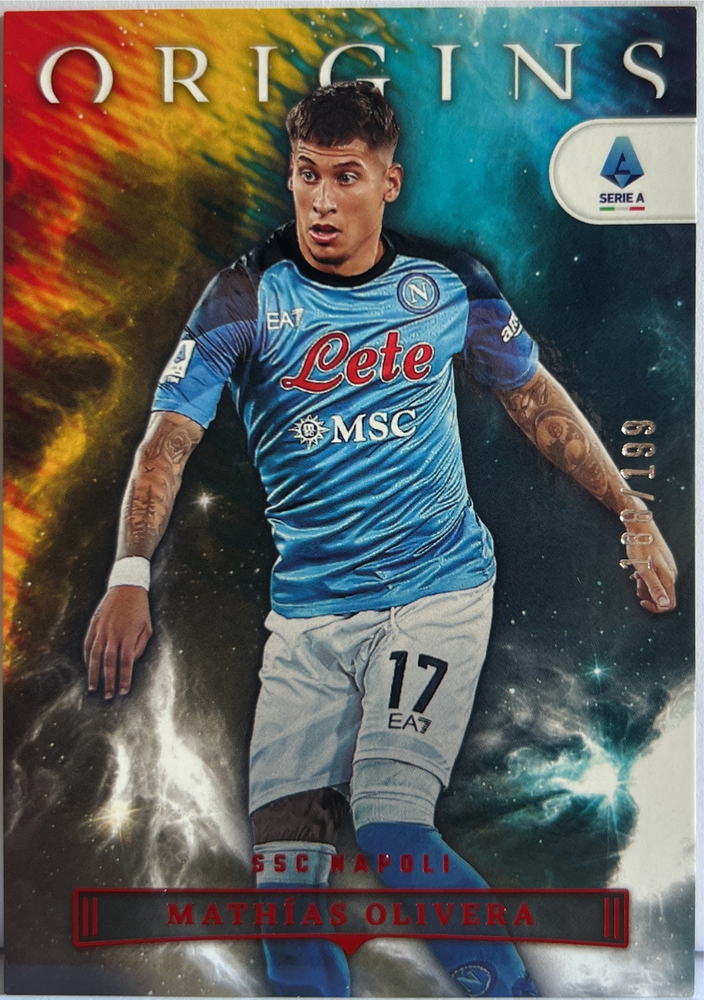 Mathias Olivera 188/199 Origins Red Panini Chronicles 2022/23