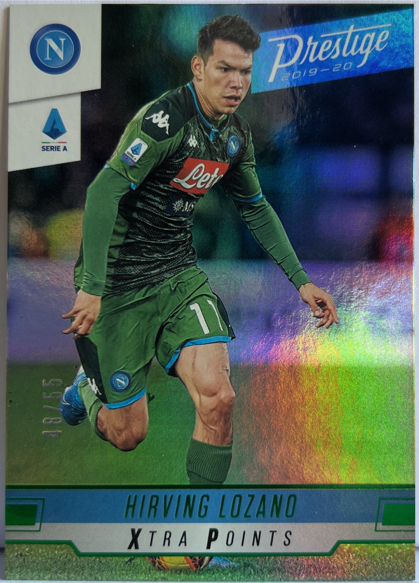Hirving Lozano 48/55 Prestige Green Panini Chronicles 2019/20