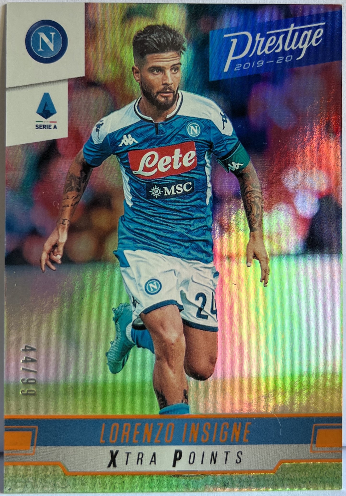Lorenzo Insigne 44/99 Prestige Orange Panini Chronicles 2019/20