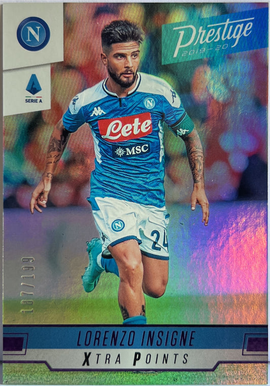 Lorenzo Insigne 187/199 Prestige Purple Panini Chronicles 2019/20