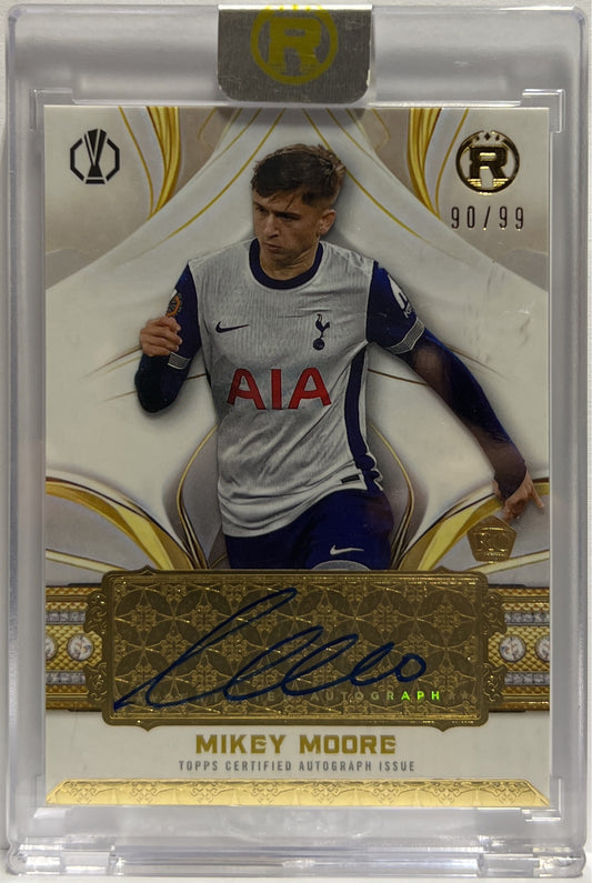 Mikey Moore 90/99 Rookie Autograph Topps Reverence 2024/25
