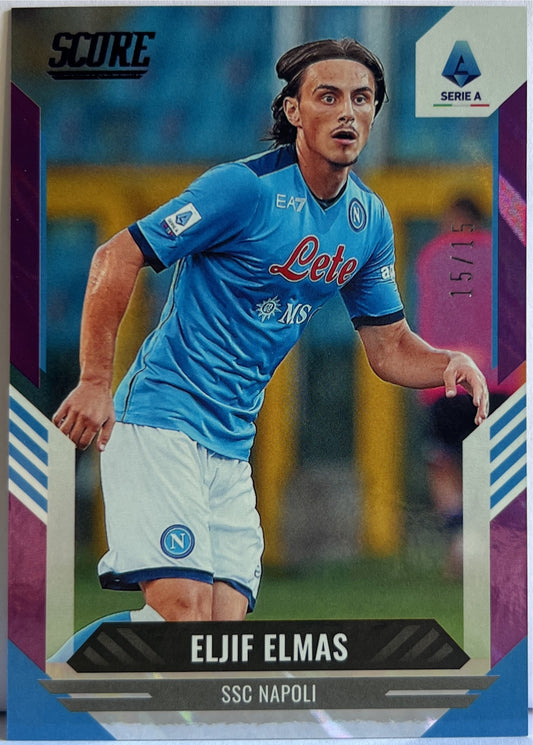 Eljif Elmas 15/15 Purple Panini Score Serie A 2021/22