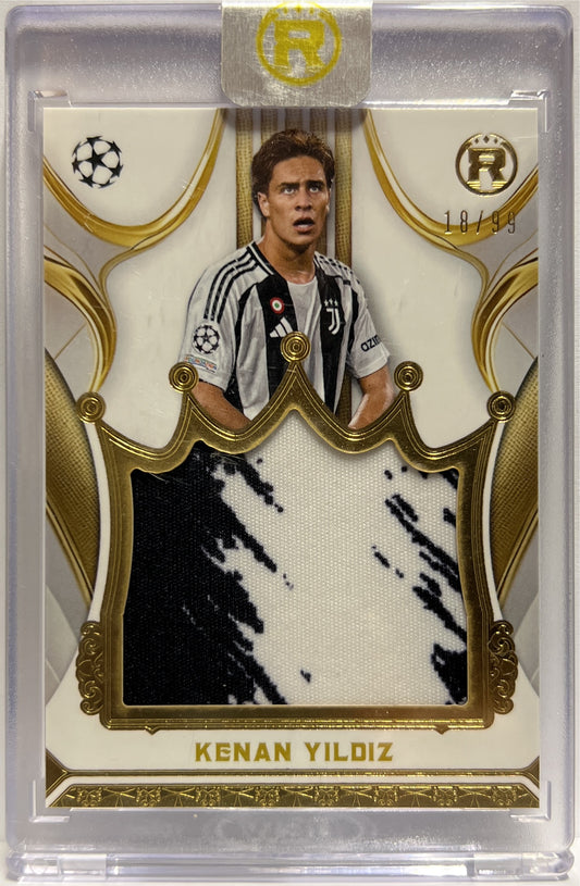 Kenan Yildiz 18/99 Patch Jumbo Relic Topps Reverence 2024/25
