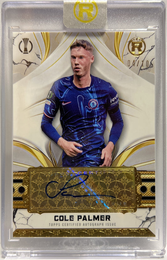 Cole Palmer 4/10 Autograph Topps Reverence 2024/25
