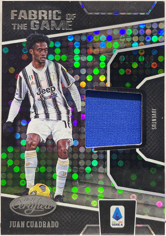Juan Cuadrado 13/149 Patch The Fabric Of The Game Certified Chronicles 2020/21