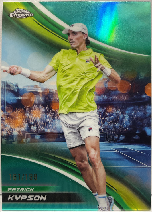 Patrick Kypson 161/199 Aqua Topps Chrome Tennis 2025