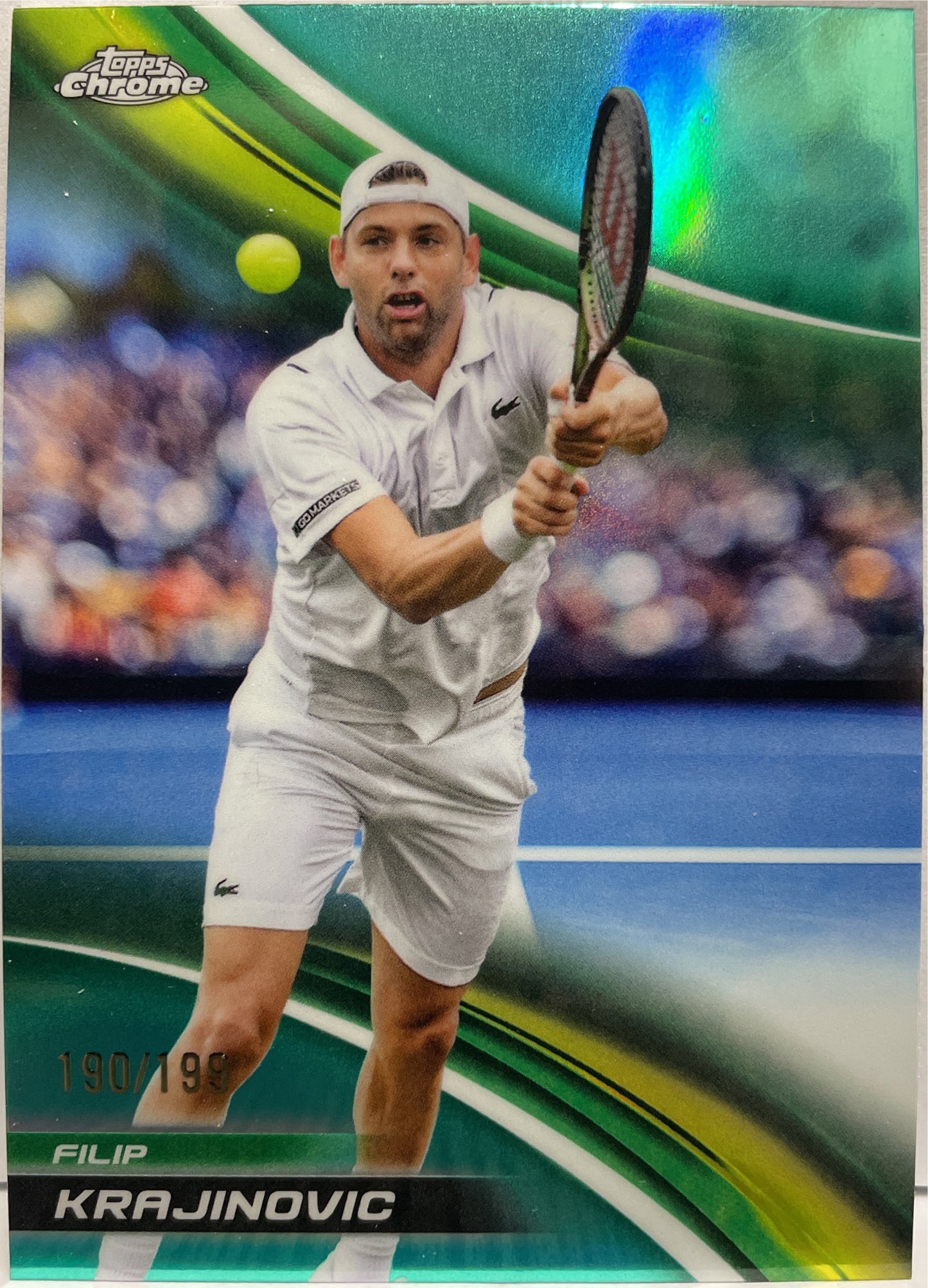 Filip Krajinovic 190/199 Aqua Topps Chrome Tennis 2025