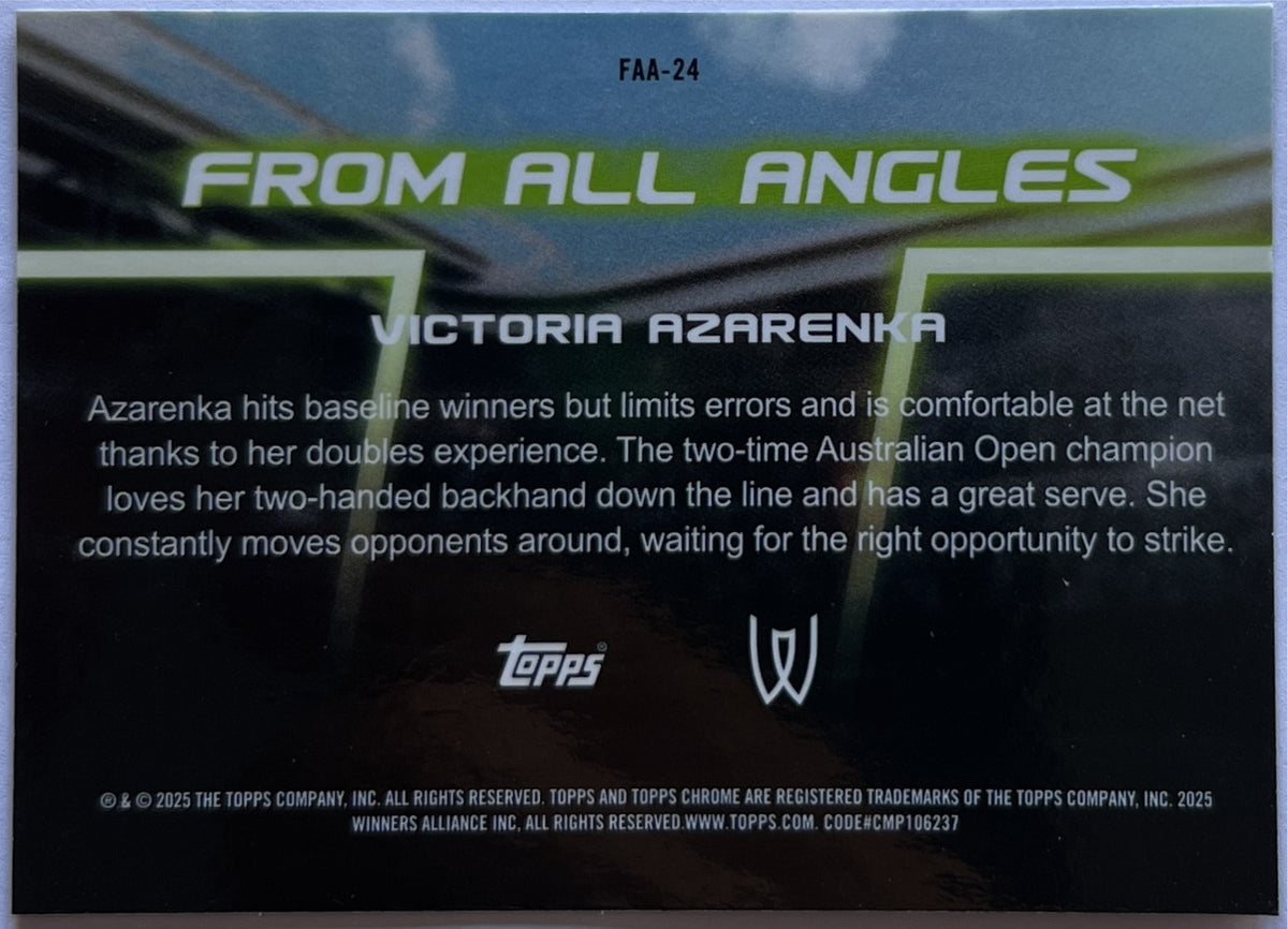 Mancolista-From All Angles-Topps Chrome Tennis 2025