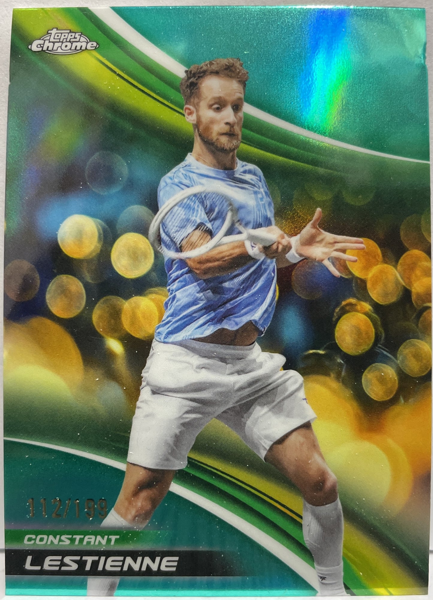 Constant Lestienne 112/199 Aqua Topps Chrome Tennis 2025