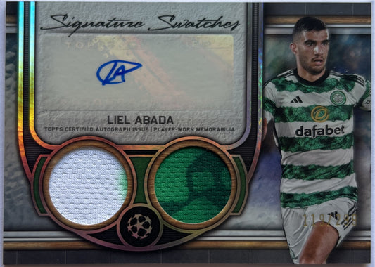 Liel Abada 119/299 Patch Autograph Signature Swatches Topps Museum 2023/24