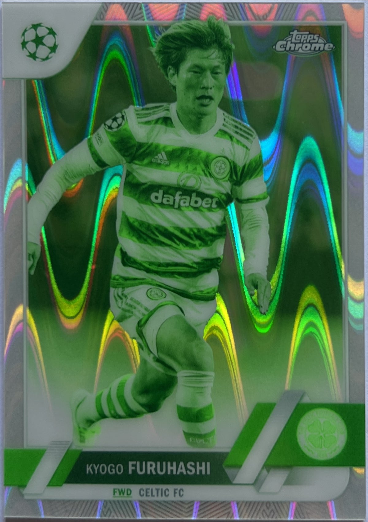 Kyogo Furuhashi 111/225 Night Vision Ray Wave Topps Chrome UCC 2022/23