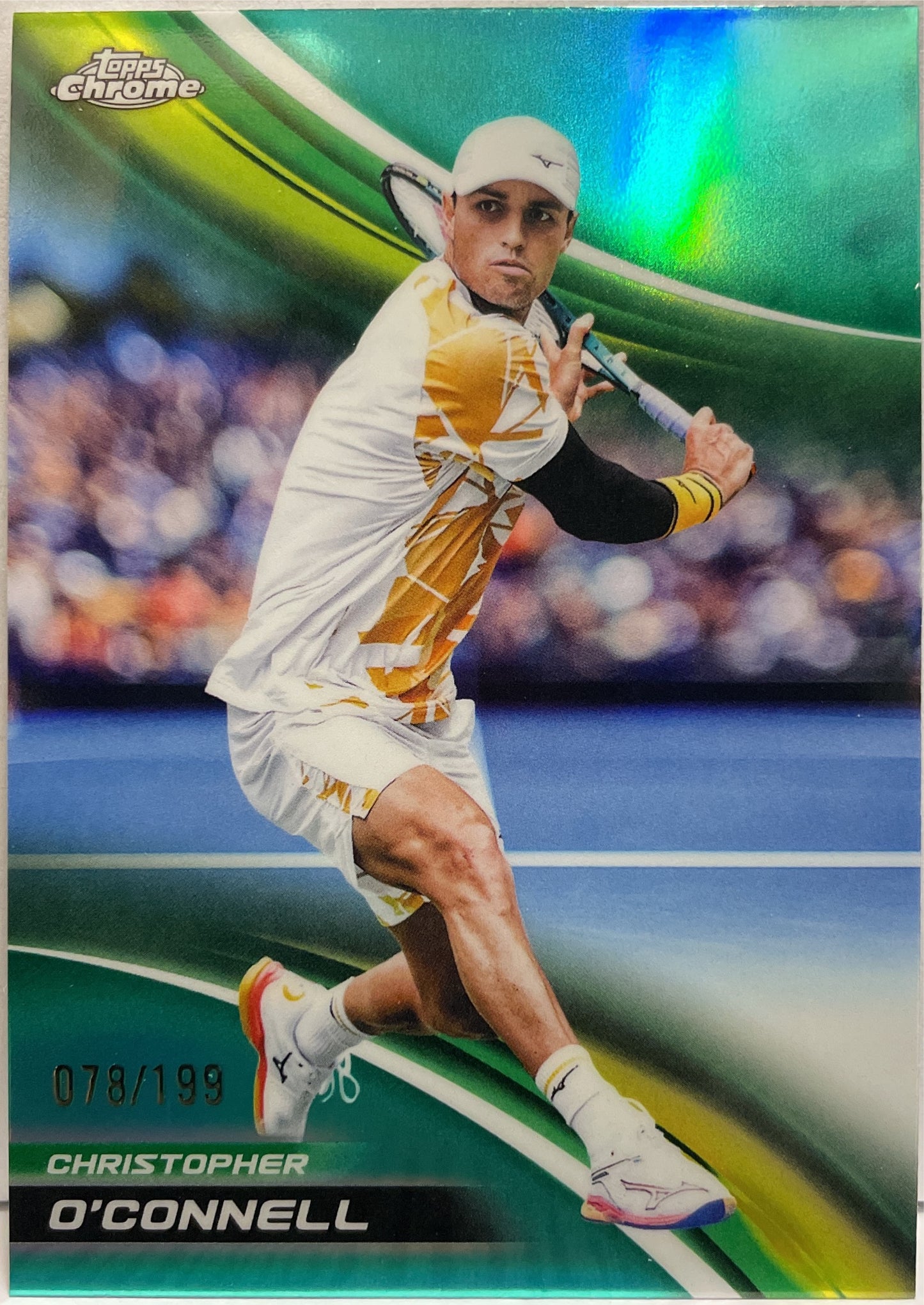 Christopher O'Connell 78/199 Aqua Topps Chrome Tennis 2025