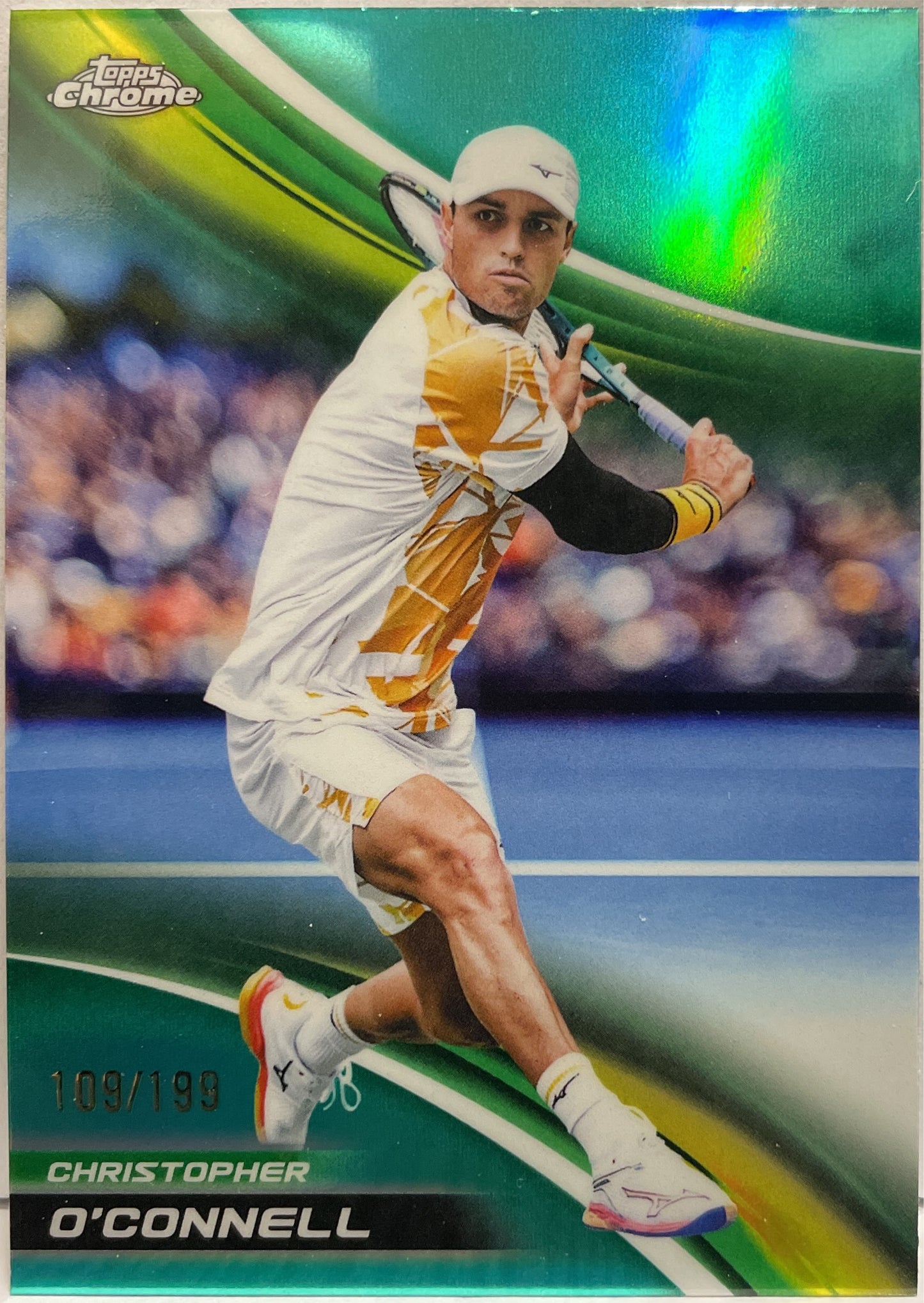 Christopher O'Connell 109/199 Aqua Topps Chrome Tennis 2025