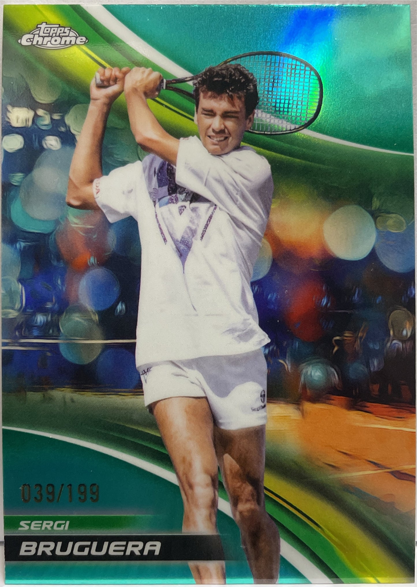 Sergi Bruguera 39/199 Aqua Topps Chrome Tennis 2025