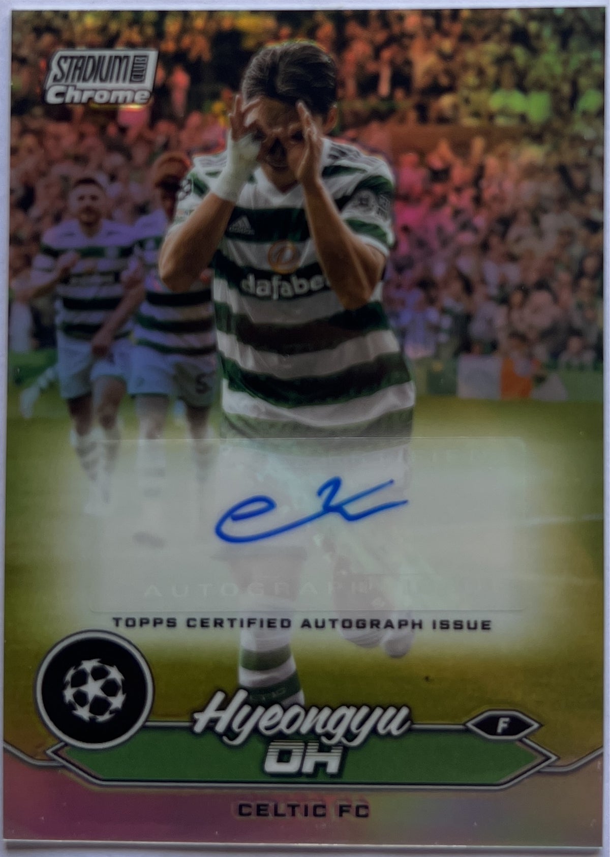 Hyeongyuv Oh Autograph Topps Stadium Chrome 2023/24