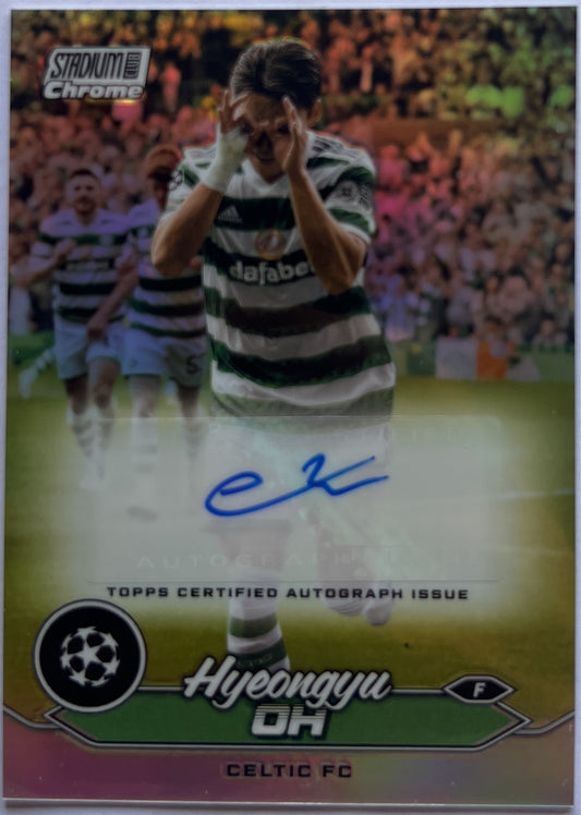 Hyeongyuv Oh Autograph Topps Stadium Chrome 2023/24