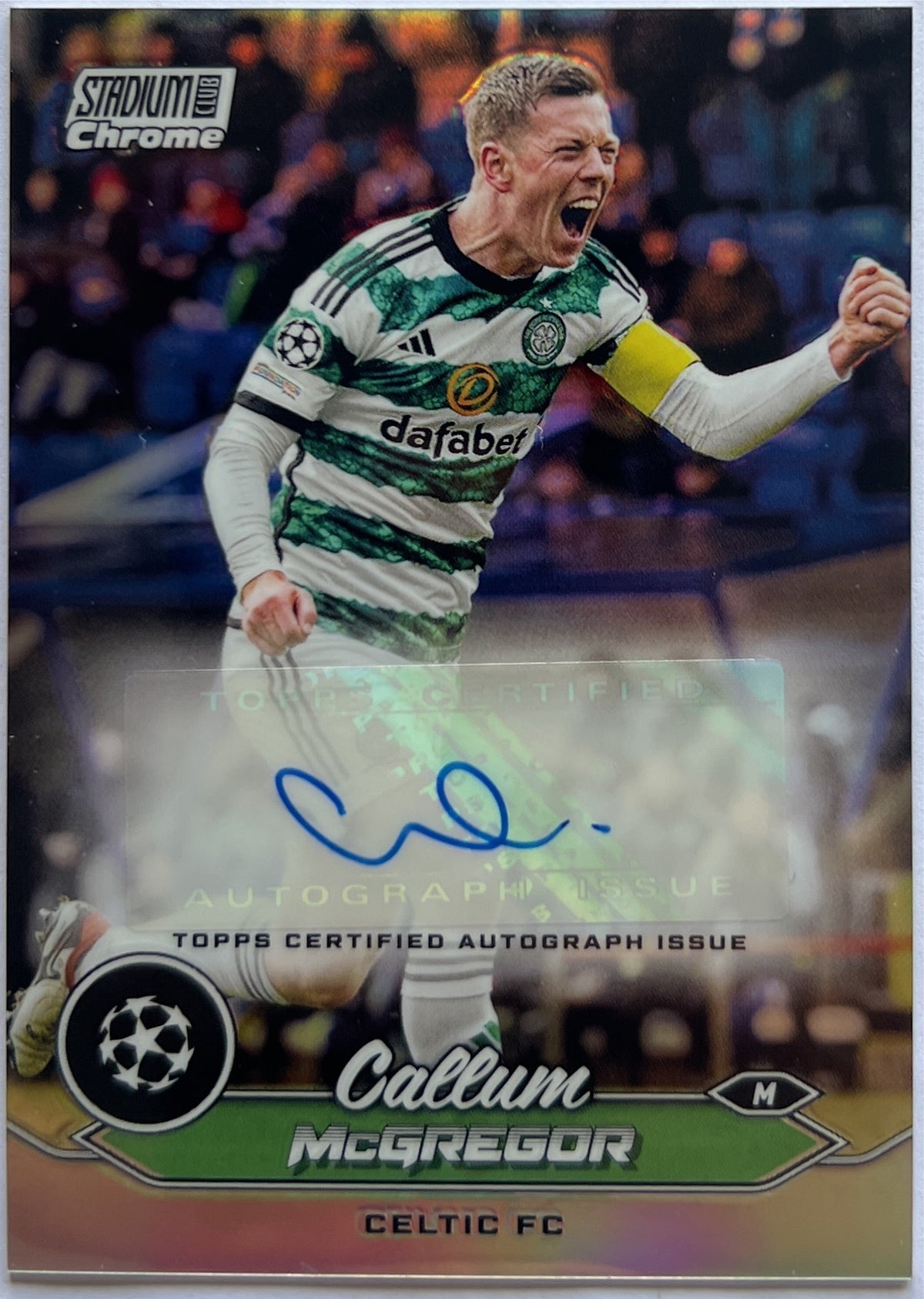 Callum McGregor Autograph Topps Stadium Chrome 2023/24