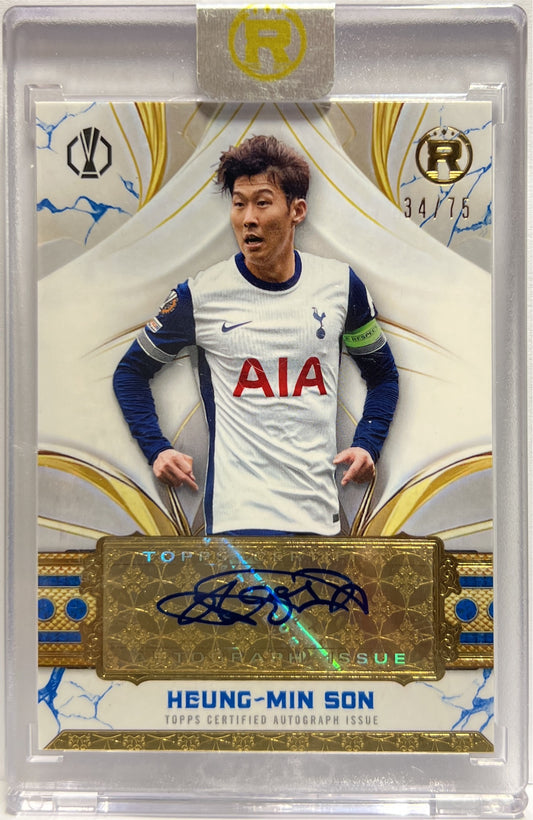 Heung Min Son 34/75 Autograph Topps Reverence 2024/25