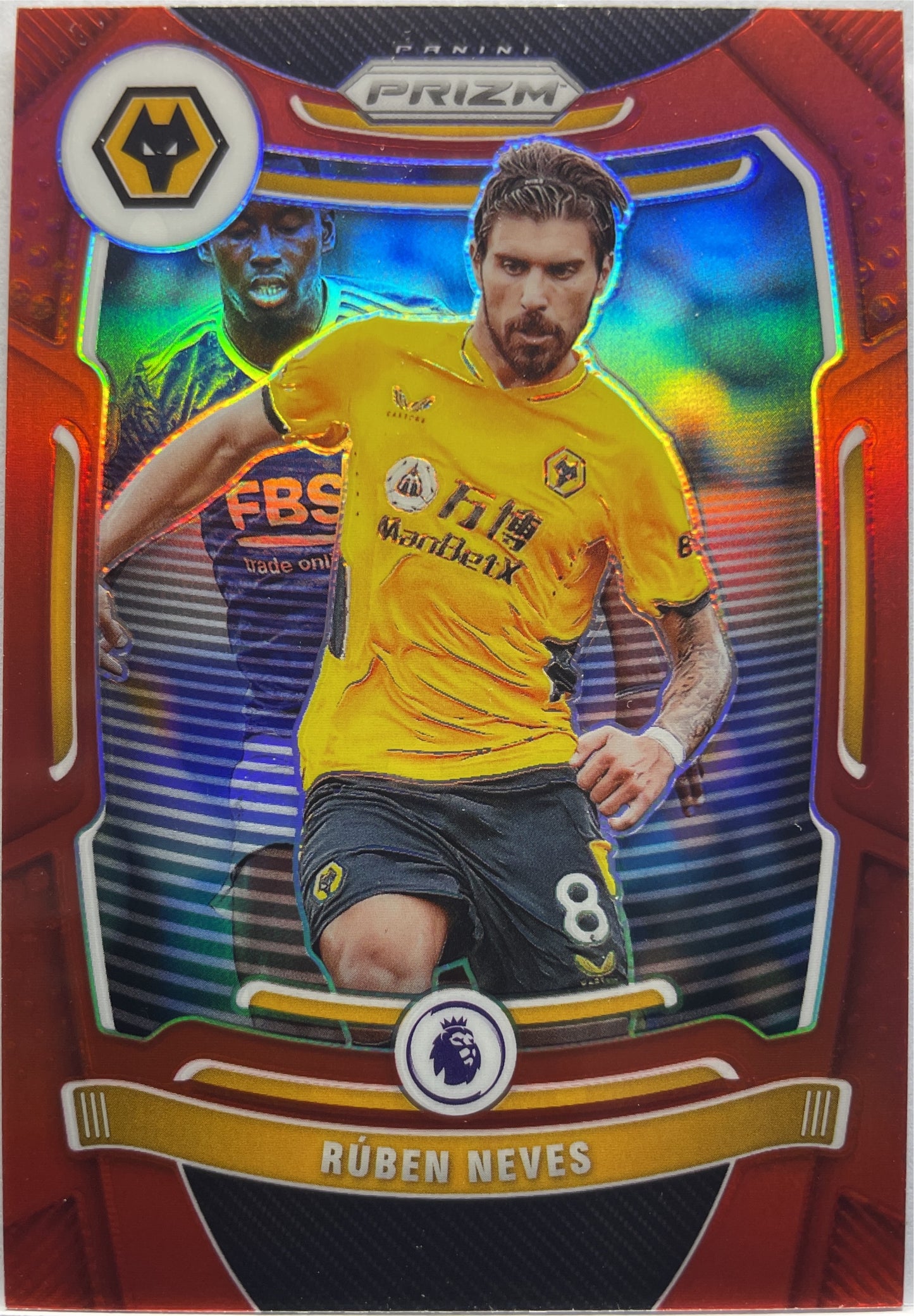 Ruben Neves 14/199 Red Prizm Premier League 2021/22