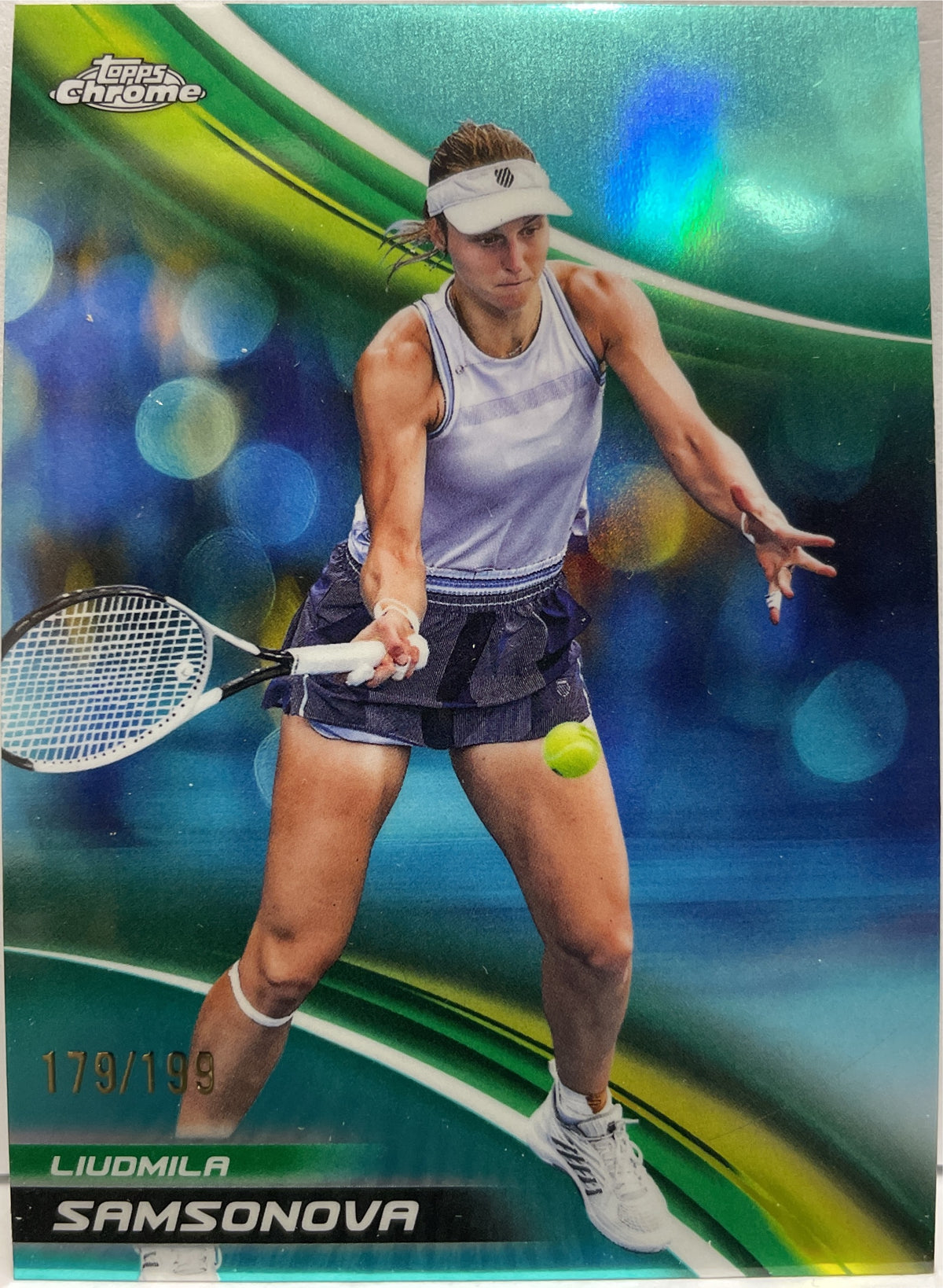 Liudmila Samsonova 179/199 Aqua Topps Chrome Tennis 2025