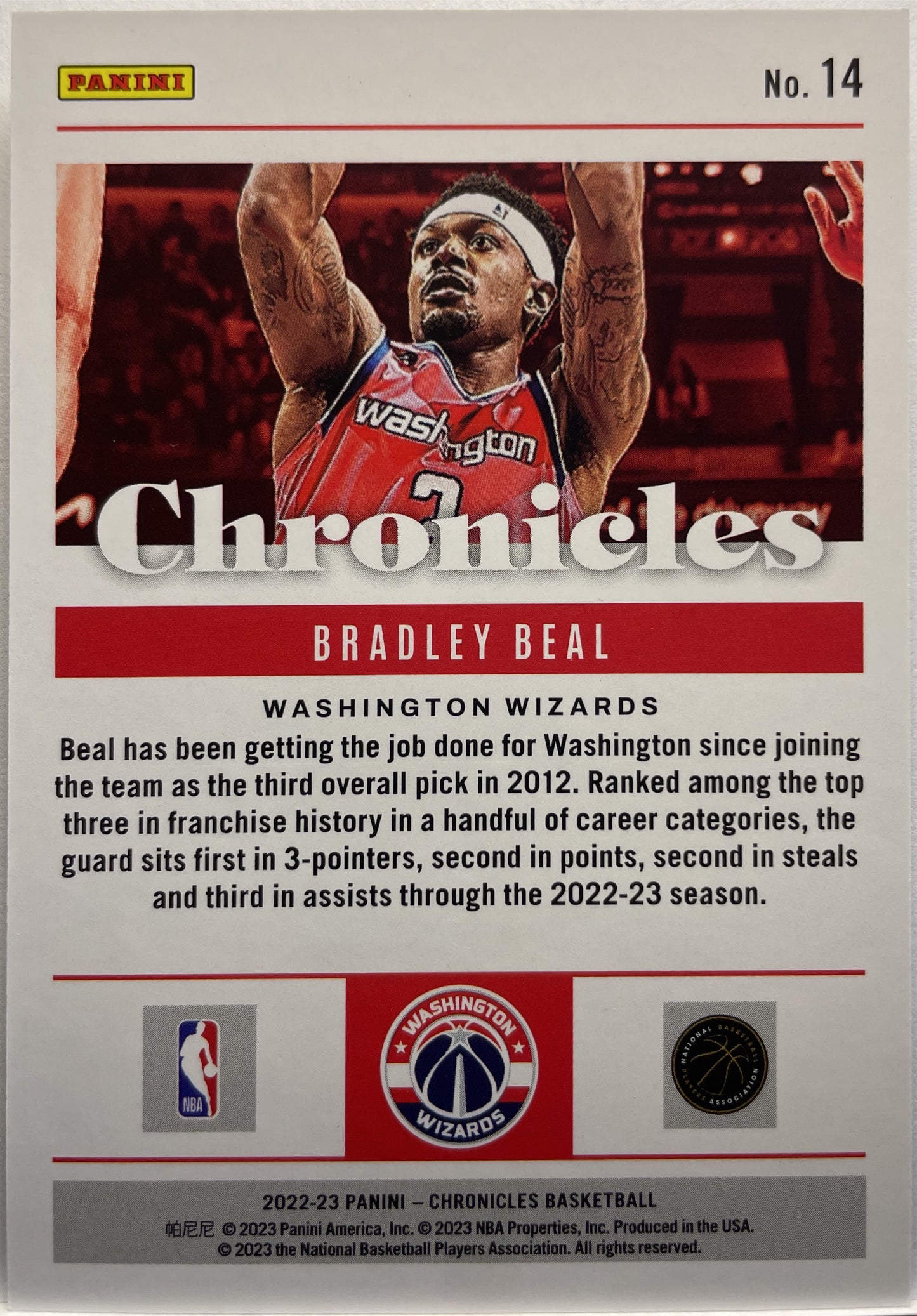 Bradley Beal 16/99 Chronicles BasketBall 2022/23