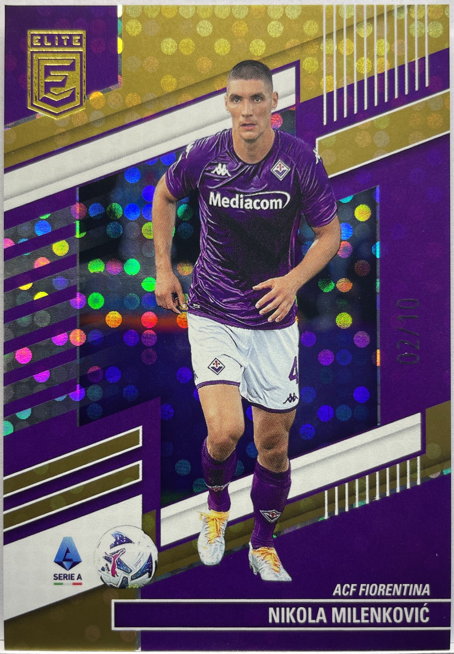 Nikola Milenkovic 2/10 Gold Donruss Elite Serie A 2022/23