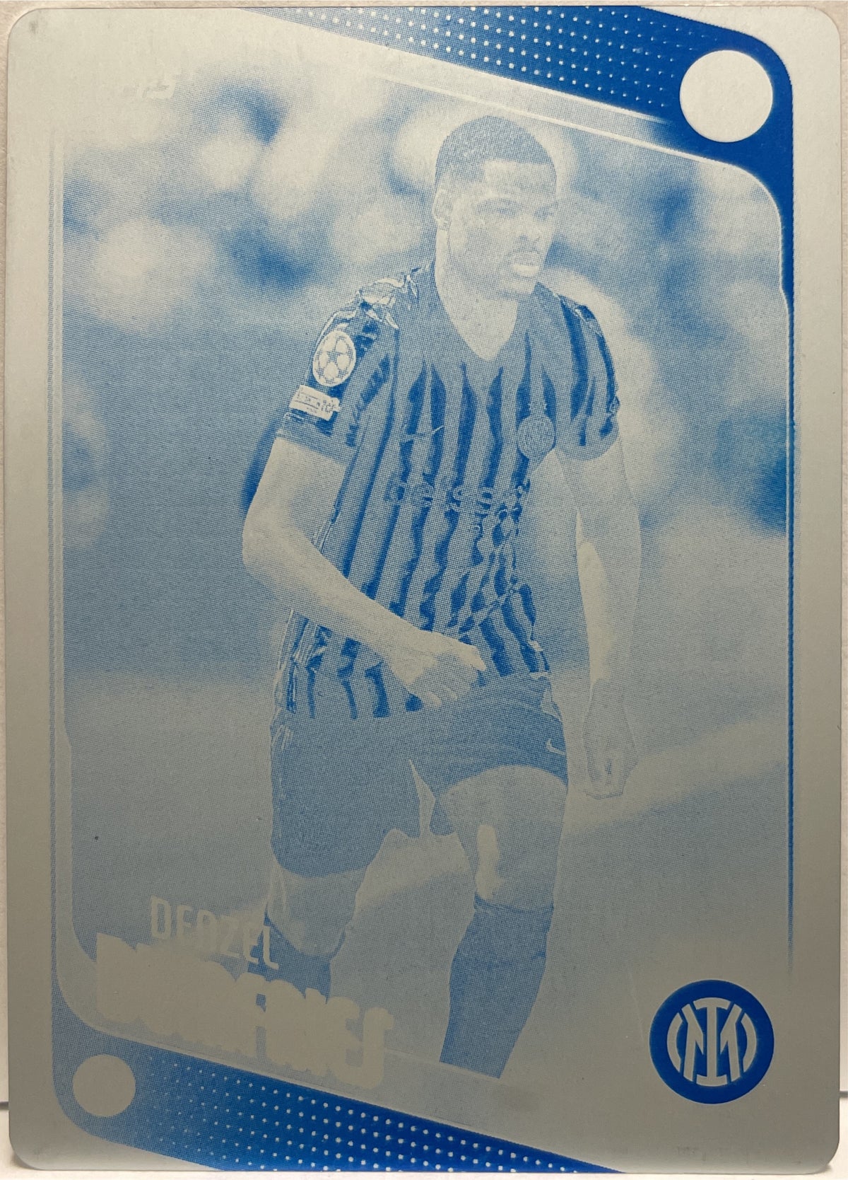 Denzel Dumfries 1/1 Printing Plate Topps UCC 2025/26