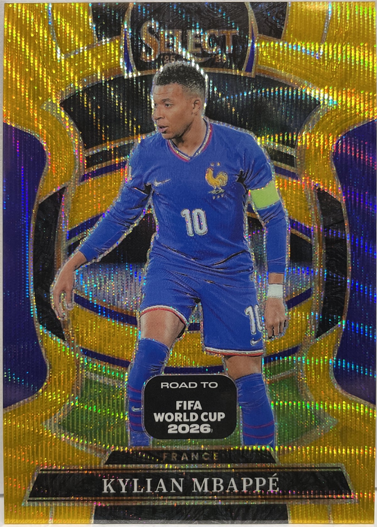Kylian Mbappe 9/10 Terrace Gold Wave Panini Select Fifa 2025/26