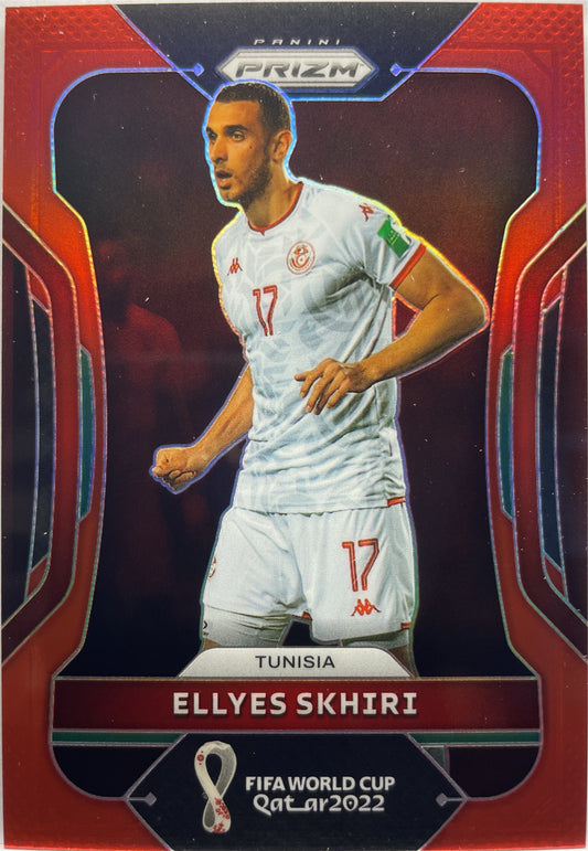 Ellyes Skhiri 148/399 Red Prizm Qatar 2022