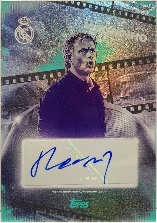 Jose Mourinho 64/75 Autograph Topps Los Blancos 2025/26