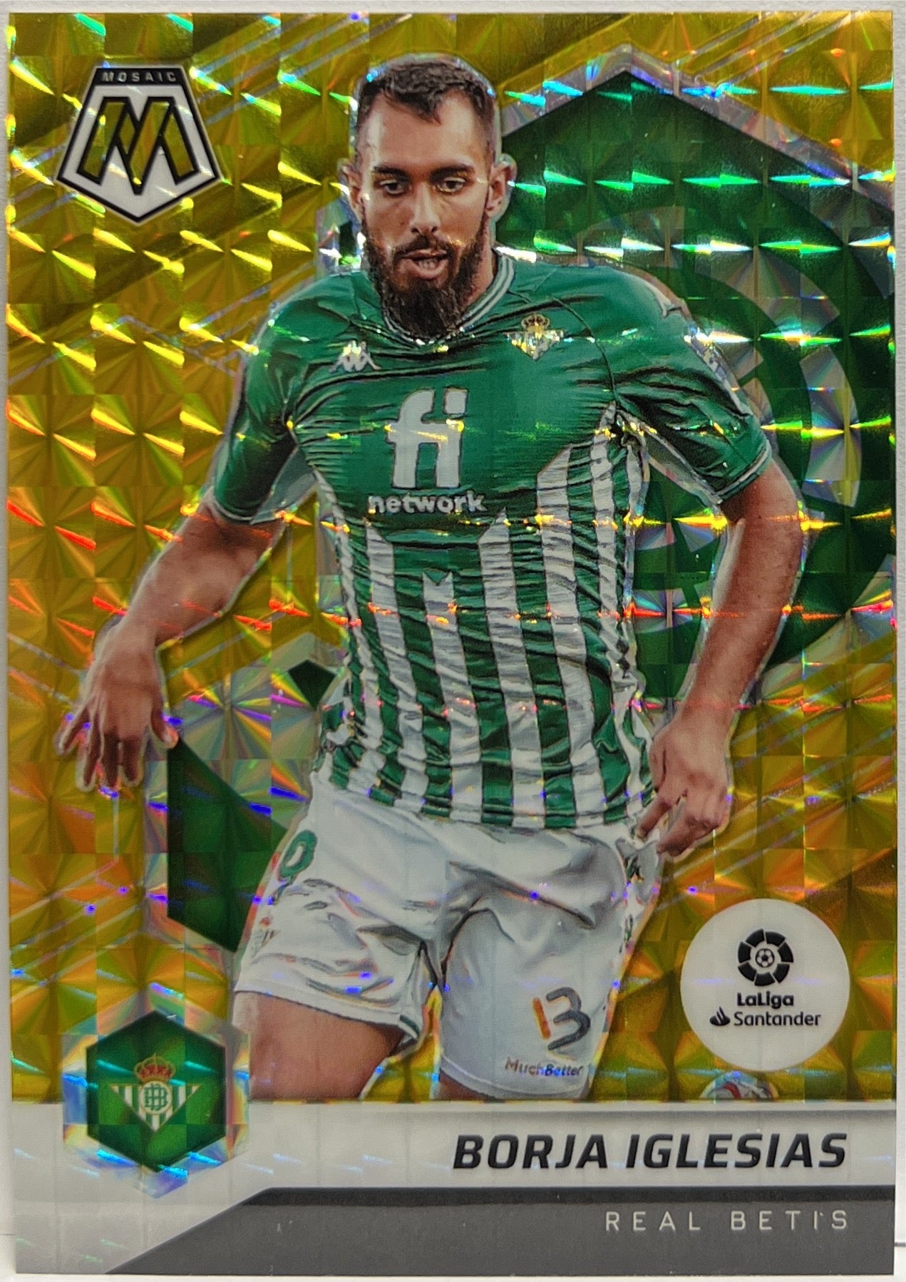 Borja Iglesias 8/10 Gold Mosaic La Liga 2021/22