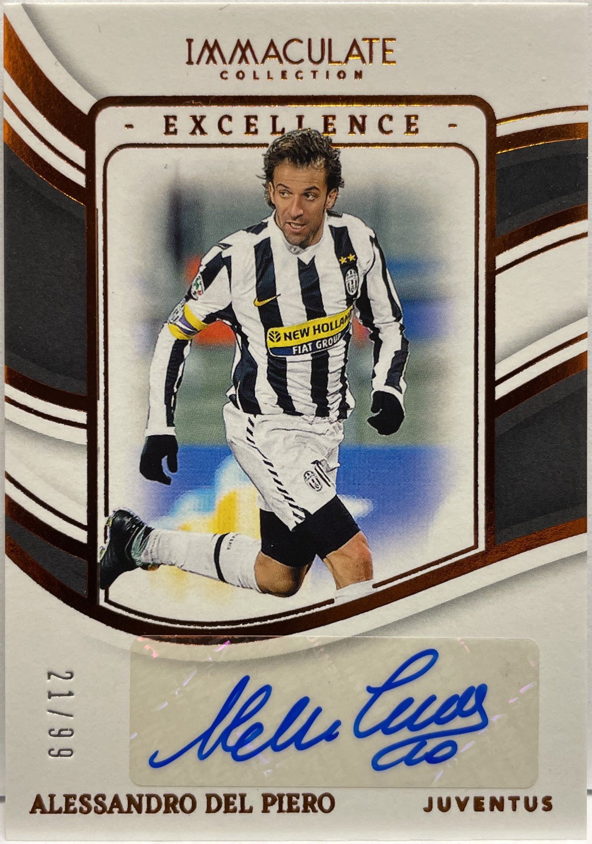 Alessandro Del Piero 21/99 Autograph Excellence Panini Immaculate 2023/24