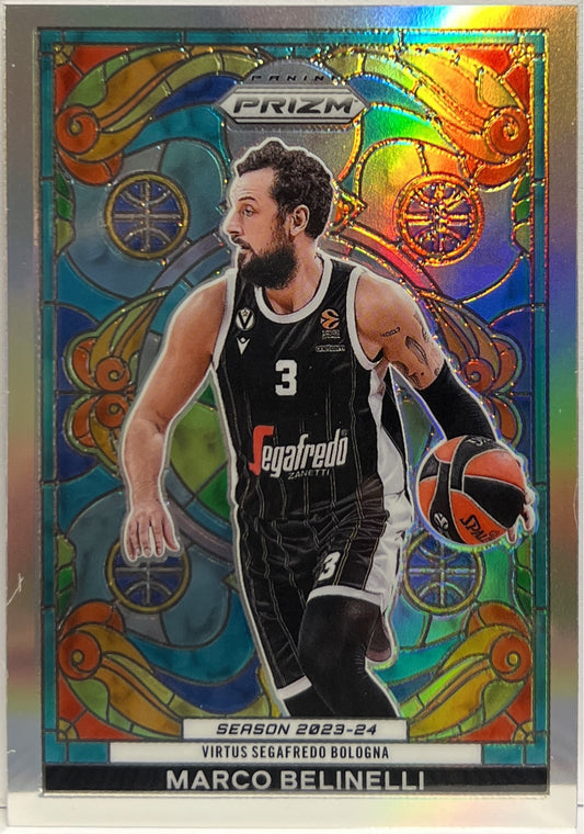 Marco Belinelli Stained Glass Prizm Euroleague Basketball 2023/24