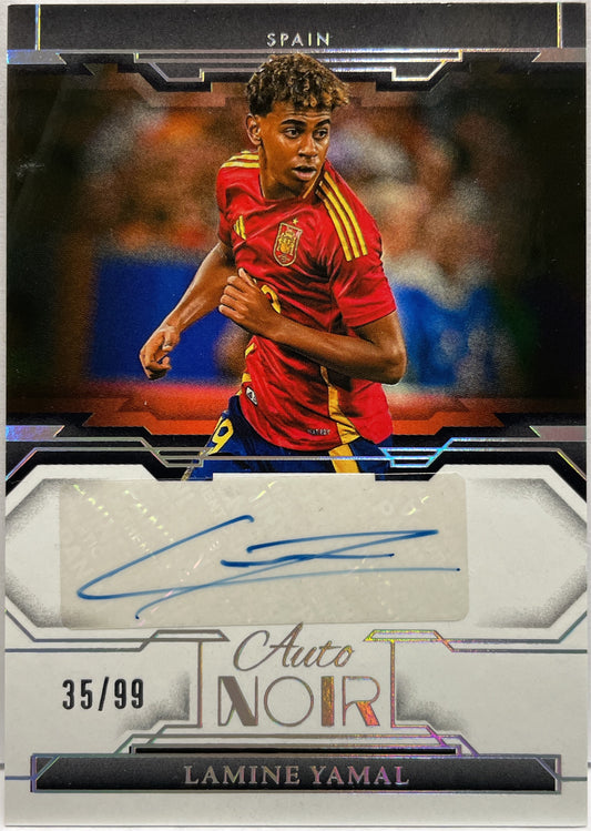 Lamine Yamal 35/99 Autograph Panini Noir 2024/25