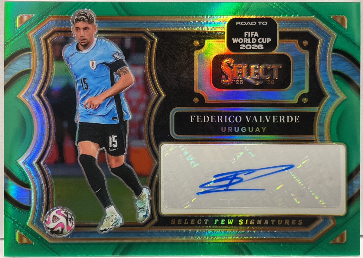 Federico Valverde 1/5 Autograph Few Signatures Panini Select Fifa World Cup 2026