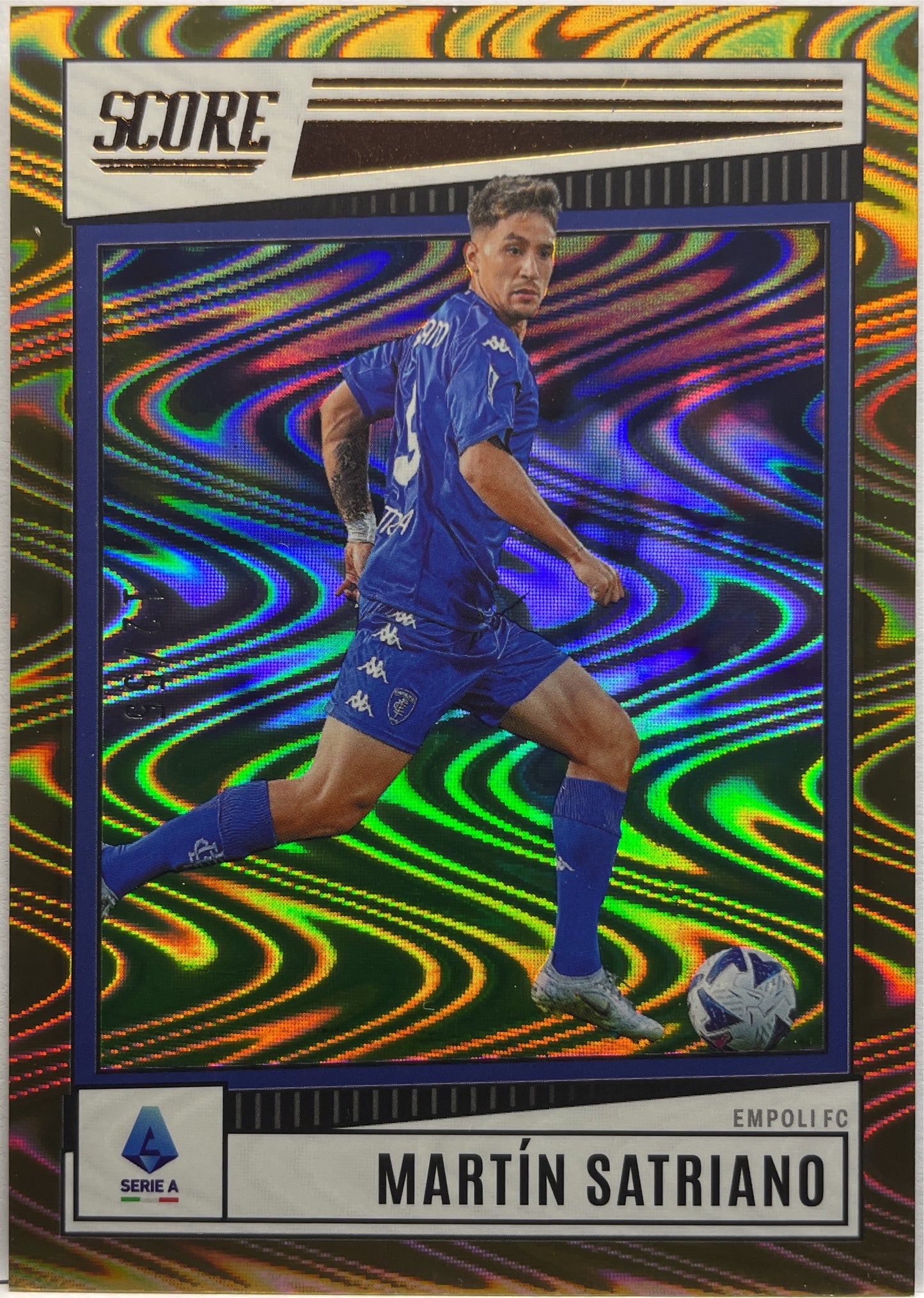 Martin Satriano 12/55 Bronze Swirl Score Serie A 2022/23