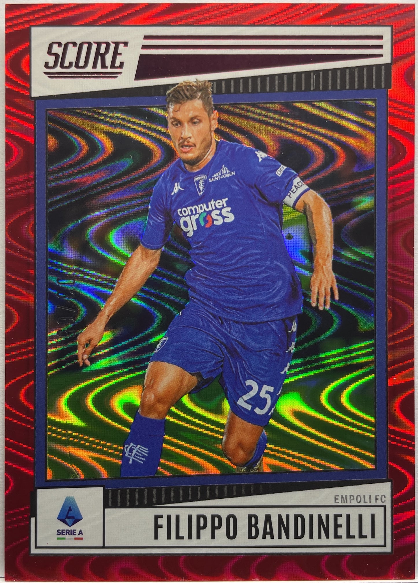 Filippo Bandinelli 3/65 Red Swirl Score Serie A 2022/23