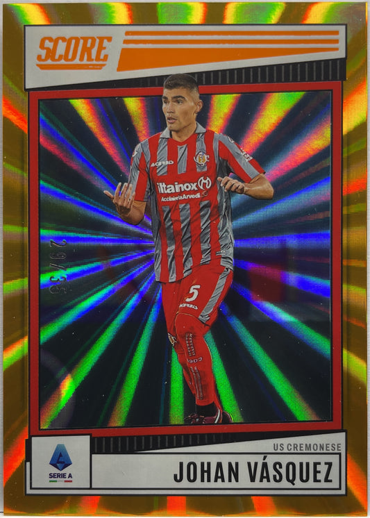 Johan Vasquez 29/35 Orange Laser Score Serie A 2022/23