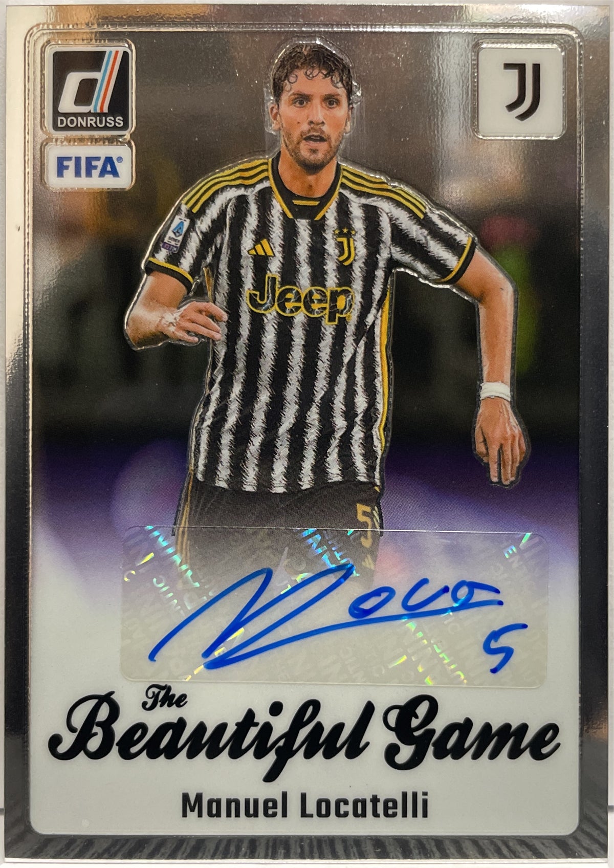 Manuel Locatelli Autograph The Beautiful Game Panini Donruss 2023/24