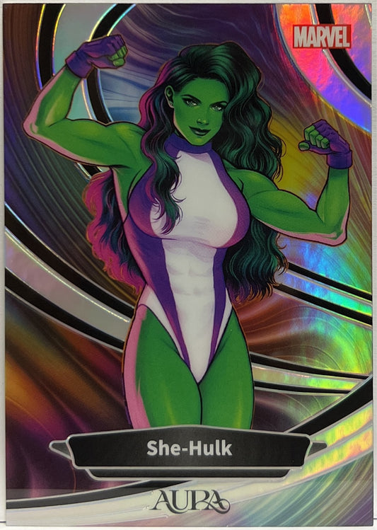 She Hulk Refractor Kakawow Aura Marvel 2025