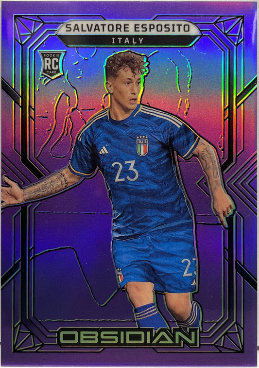 Salvatore Esposito 5/25 Rookie Purple Obsidian 2022/23