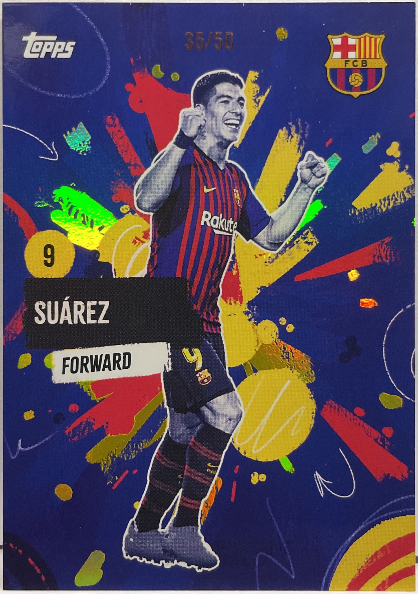 Luis Suarez 35/50 Topps FC Barcelona Team Set 2024/25