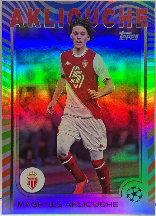 Maghnes Akliouche 7/36 New Chapter Topps UCC 2024/25